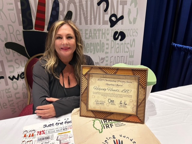 Gina Peshek at Helping Hands booth
