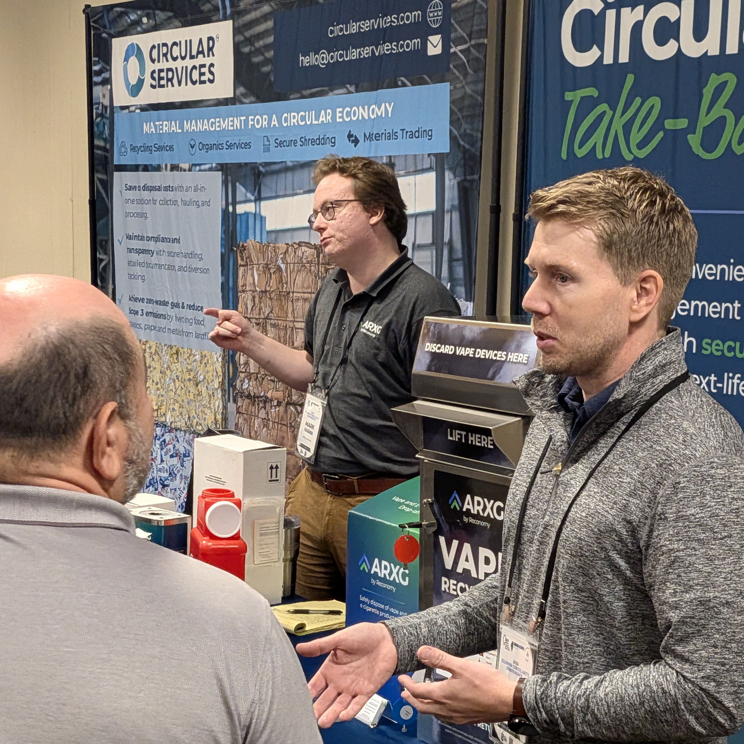 ARXG booth in the ICC 2026 exhibit area