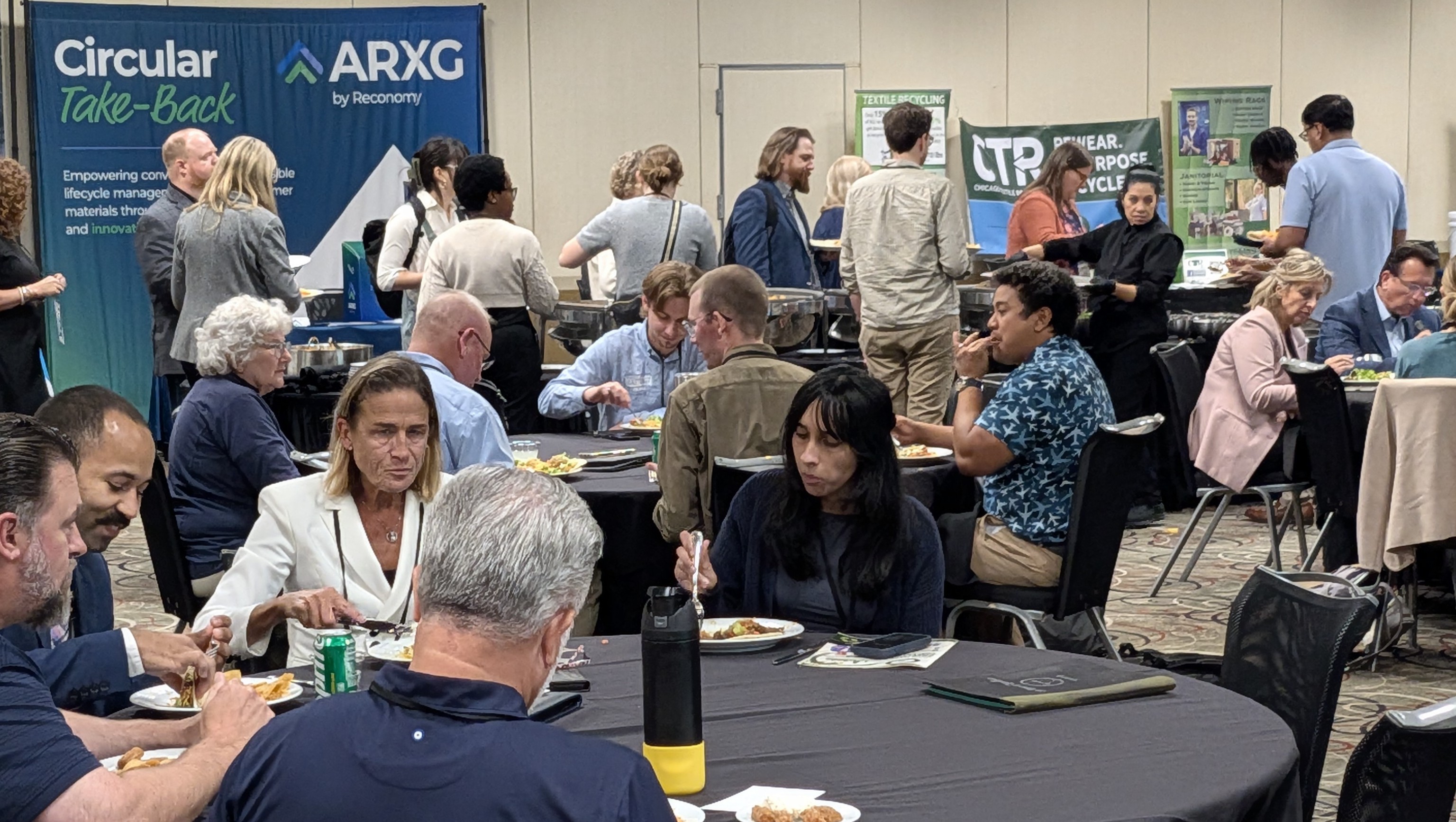 ICC 2026 attendees breaking for lunch