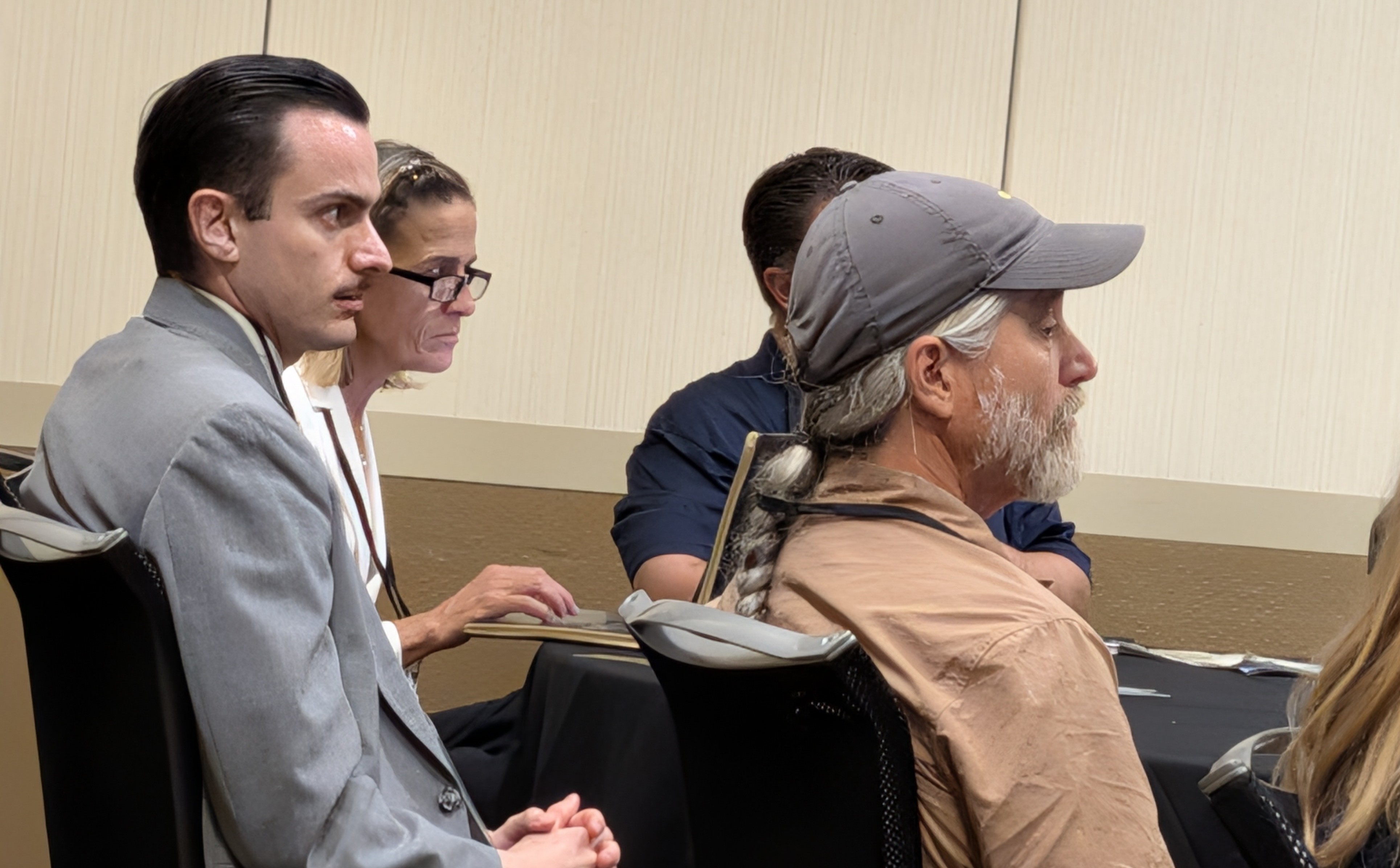 Attendees watching a speaker during a session at ICC 2026