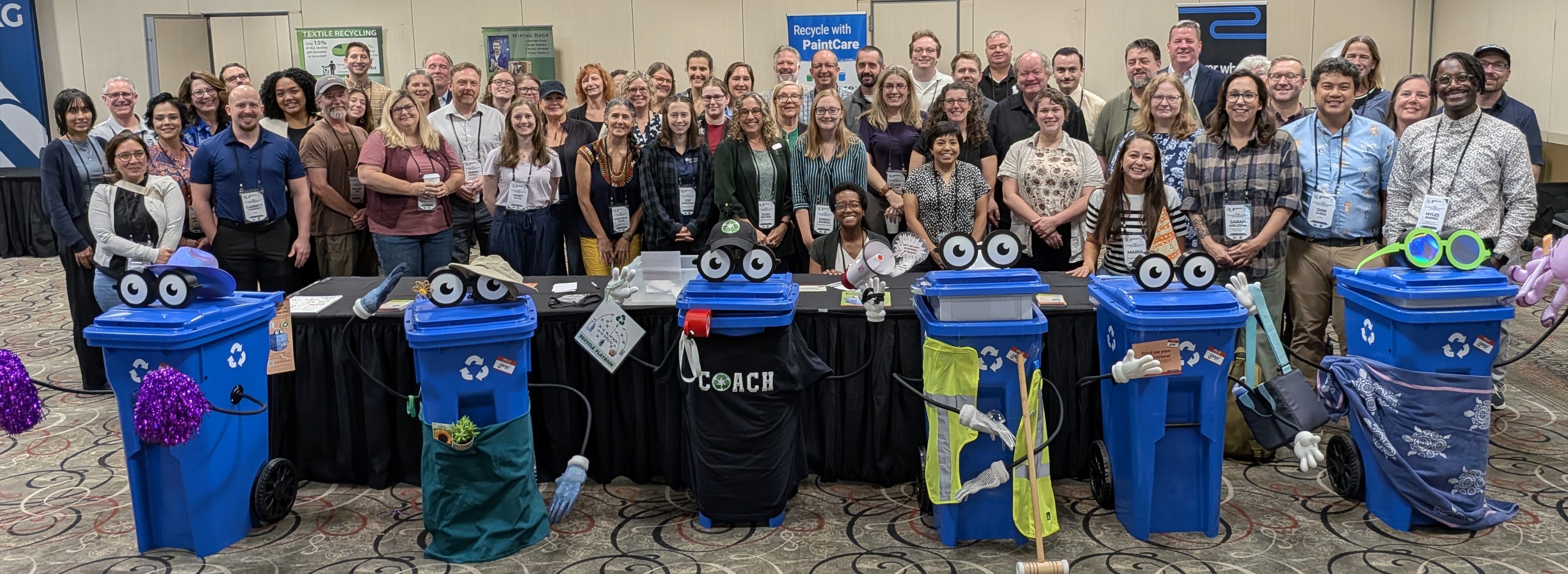 Attendees of the 2026 Illinois Circularity Conference gathered for a group photograph in Tinley Park