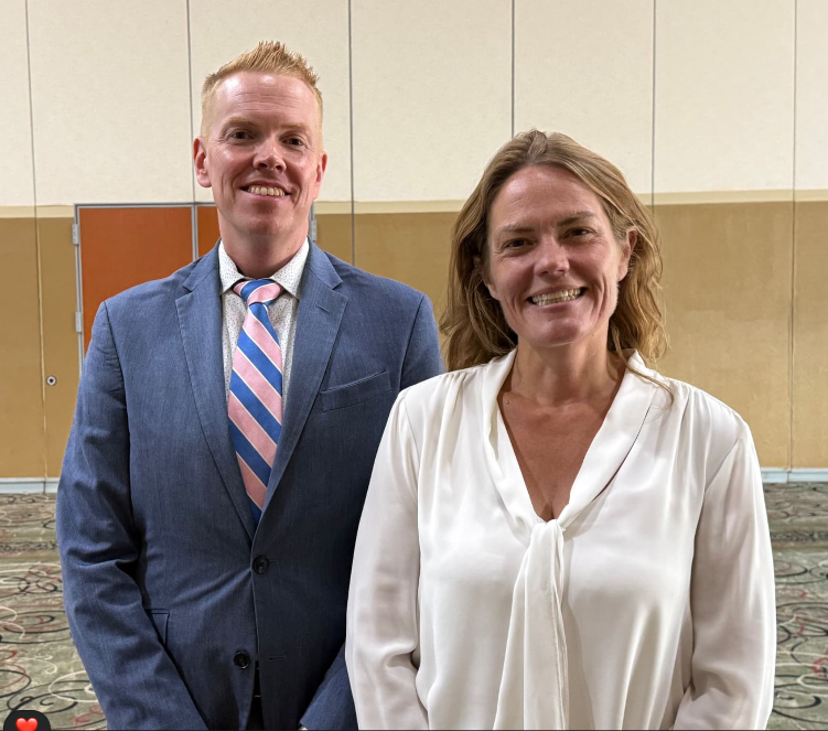 Illinois EPA Director James Jennings and U.S. EPA Region 5 Administrator Anne M. Vogel together at ICC 2026